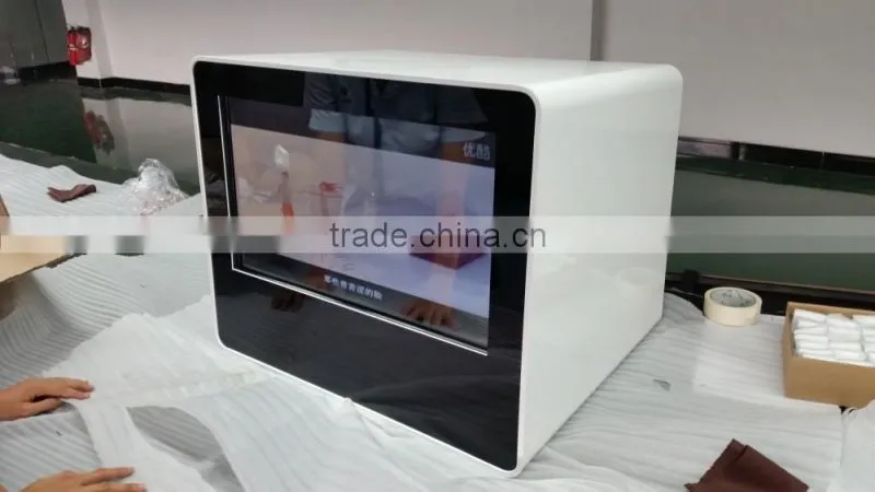 32" transparent led screen touch panel monitor tv wifi optional all in one computer advertising led board led display