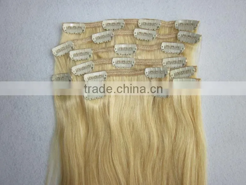 100% human clip on hair, different length and color, clips no painting off