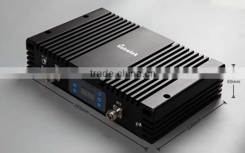 lintratek 2G 3G UMTS GSM+DCS+WCDMA tri-band Cellular signal repeater indoor