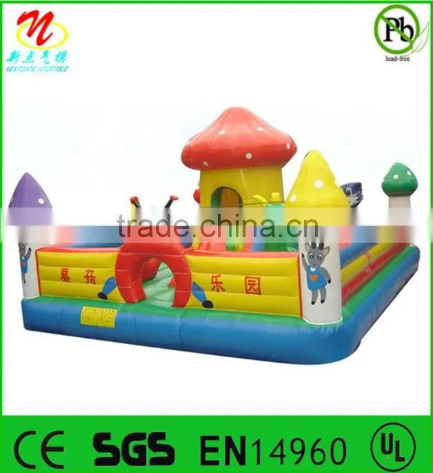 Outdoor inflatable fun city kids inflatable amusement park