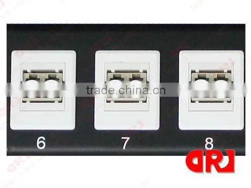 16Port SC / APC Fiber Optic Patch Panel with 2 Splice Tray