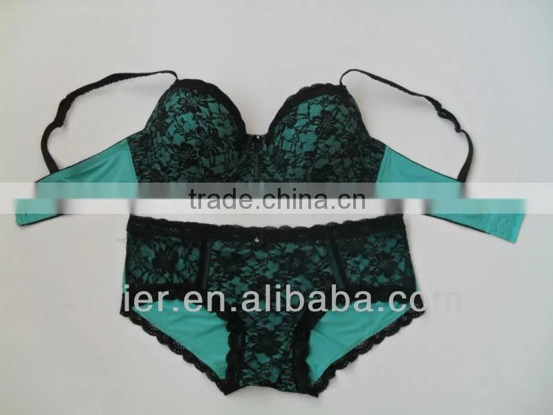 Fashion Plus Size Bra Set
