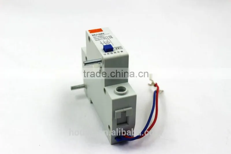 MV+MN automatic reset remote circuit breaker auxiliary switch