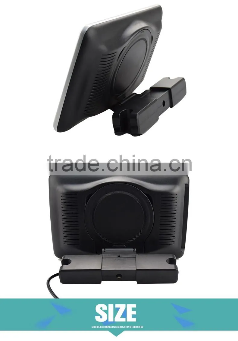 10.1inch universal car headrest monitor with dvd player