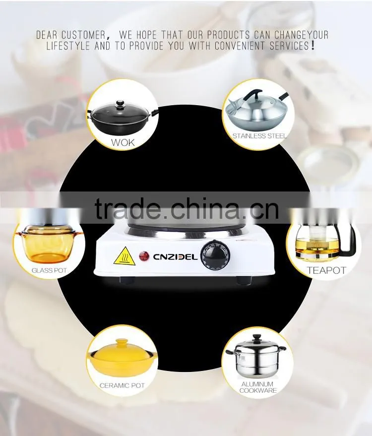 Cnzidel 1000w cast iron temperature controller hot plate cooking