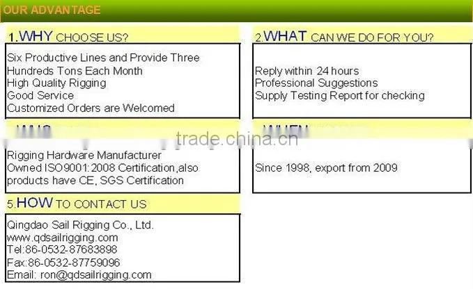 High Quality Electro-galvanized H-330 Clevis Grab Hook