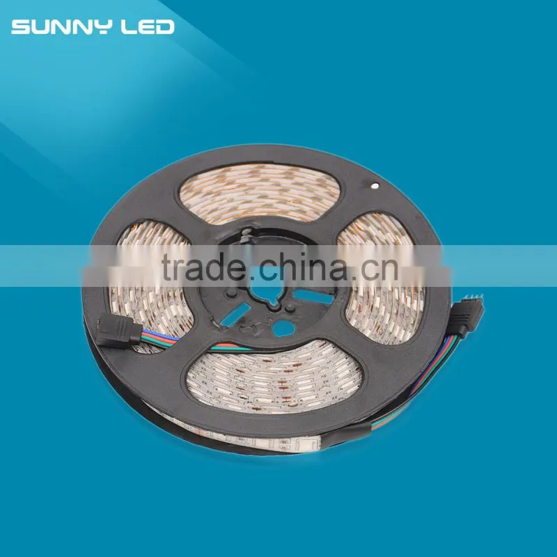 HOT Sales !!! SMD 5050 waterproof 150leds/5 meters 300 leds/ 5 meters led controller flexible RGB led strip