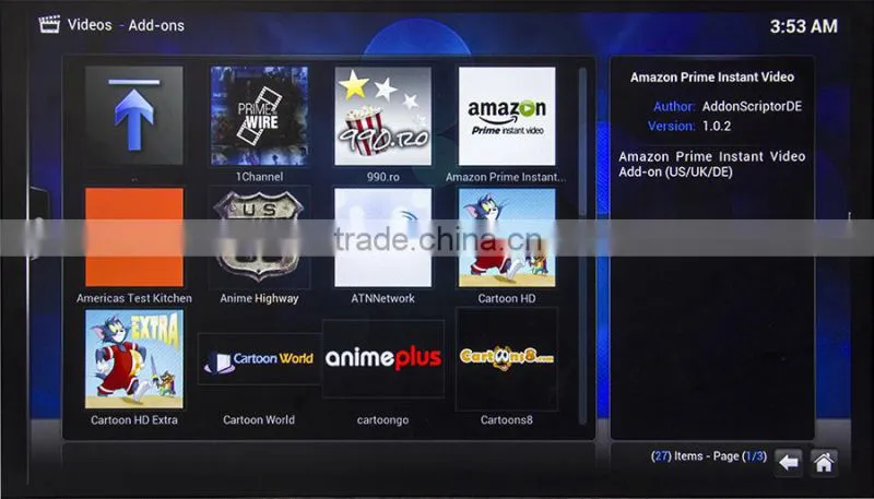 New Arrive Kodi Fully Loaded Z4 RK3368 OCTA Core Android 5.1 Lollipop OS Smart TV Box 2GB/16GB 4K Media Player 5G Wifi