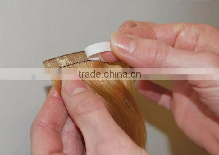 no tangle no shedding wholesale price 5A+ remy colored hair tape 613#