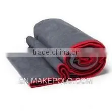 Zip Pocket Embroidery Custom Microfiber Gym Towel