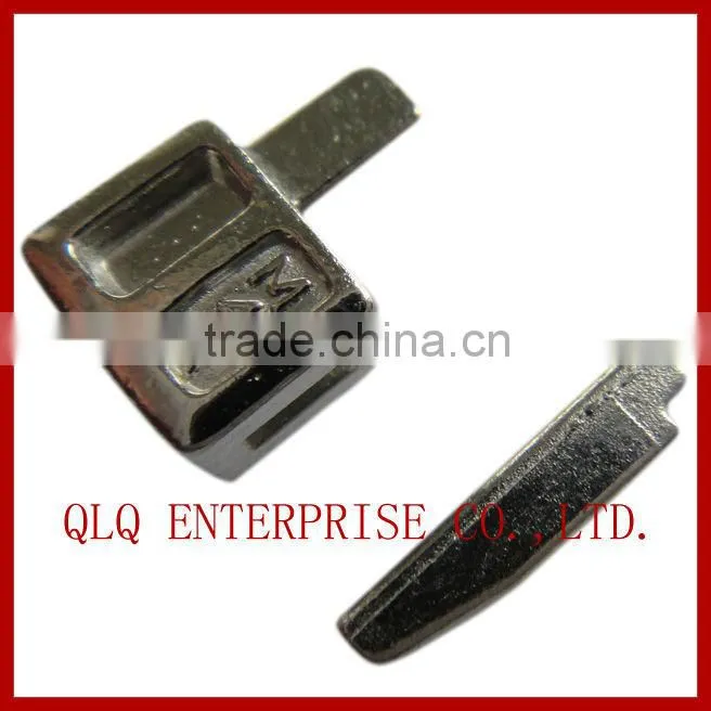 Metal Zinc Pin badge Box for Open end Nylon Zippers