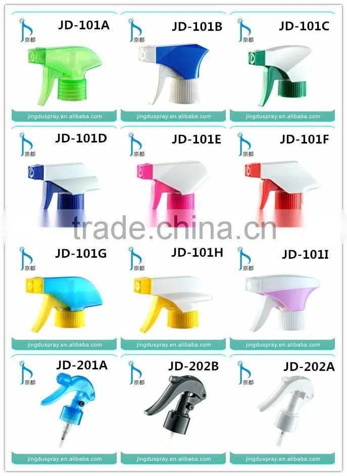 Yuayo China gold manufctuer 1CC 28/410 pp salon trigger sprayer