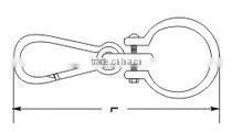 Collar hook with snap dog ring Chain suppiler with factory price