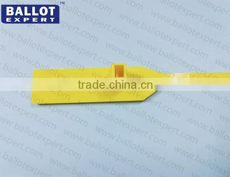 Plastic ballot box seals for security on voting made by China seal manufacturer