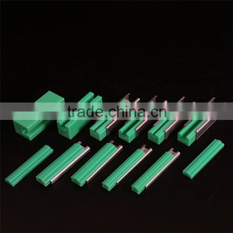 OEM wear-resisting moulding injection Tivar1000 RCH1000 PEUHMW plastic linear guide rail