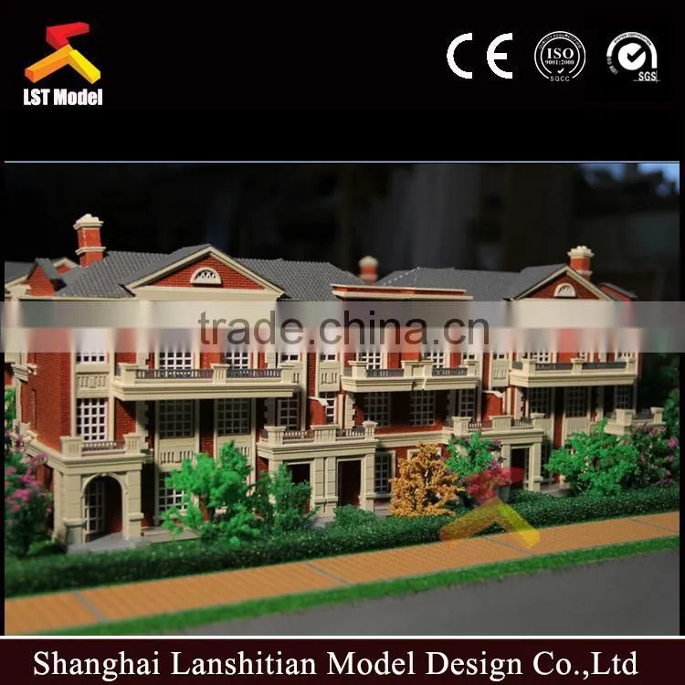 3D maquette plastic villa miniature architectural model maker