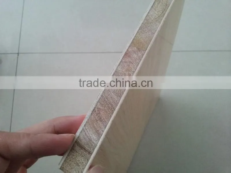 18mm Fancy Hardwood Core Okoume Decorative Block board structural plywood