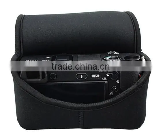Neoprene Soft Camera Case JJC OC-S2BK Mirrorless Camera Case For Sony Black Camera Case For Canon
