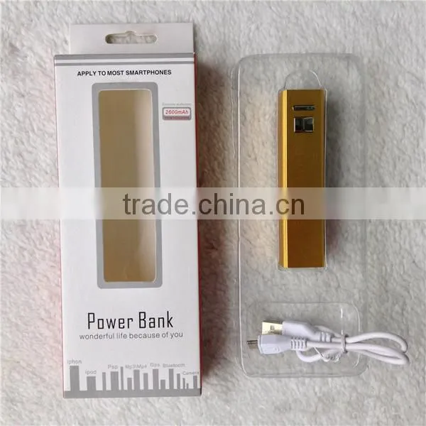 Portable Small Multi- Color 1800mAh Power Bank External Battery Charger USB