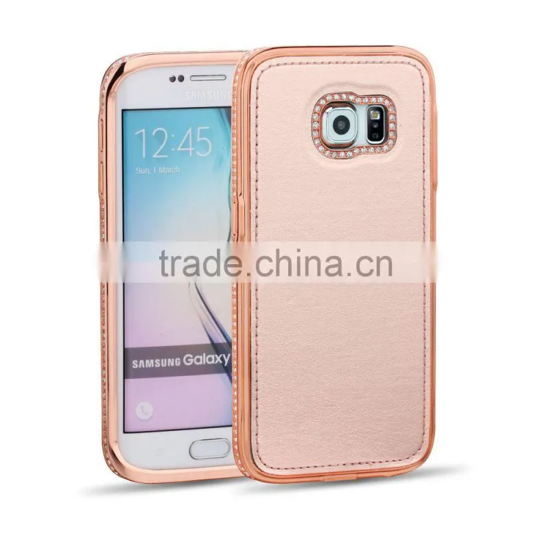 Best Price Leather Phone Case for Samsung S6 Edge