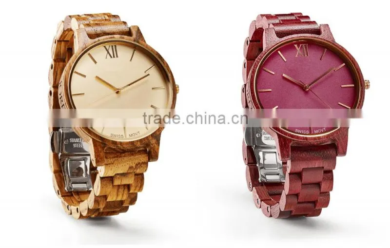 2016 Hot sale Wood watches custom logo bamboo watch wood watch