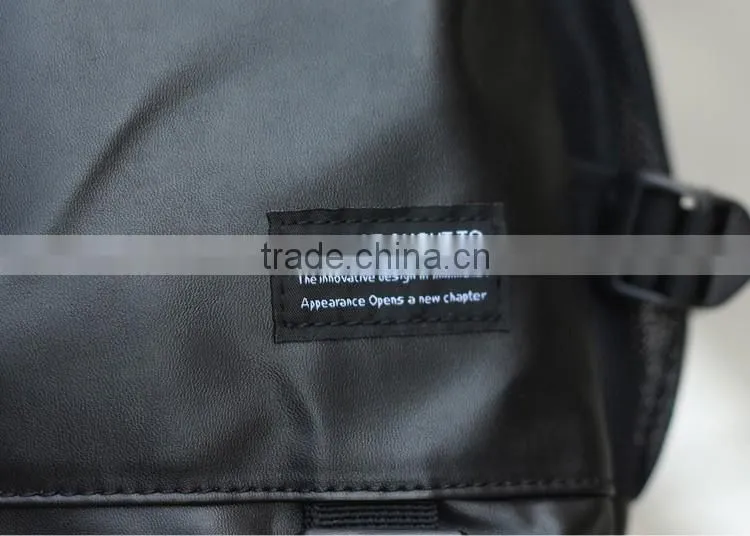 travelers leather men backpack bag in guangzhou