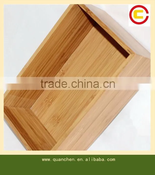 Customized bamboo box without lid