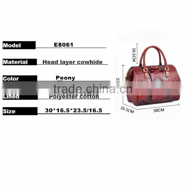 New Design Fashion Western Style Women Handbags Ladies Soft Party Handbag Leisure Women Handbags