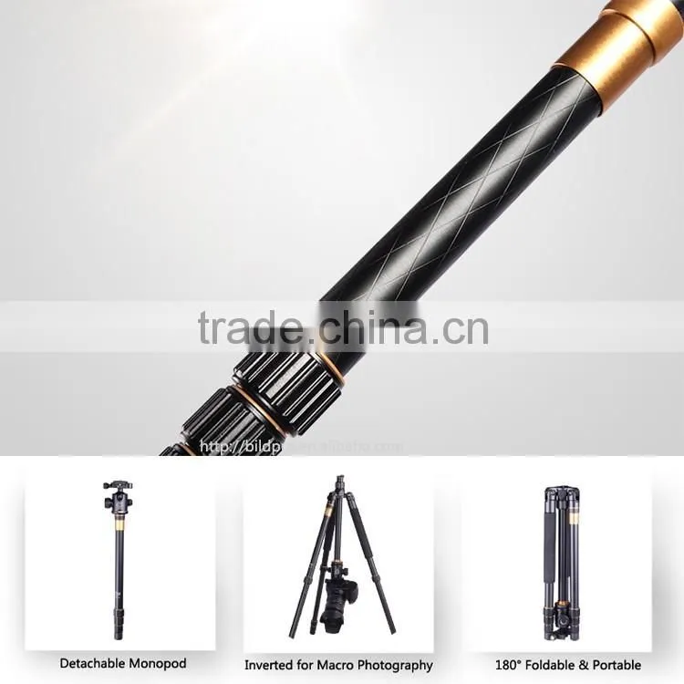 BILDPRO Best Seller DSLR Tripod Professional Aluminum Camera Tripod Studio Video Stand
