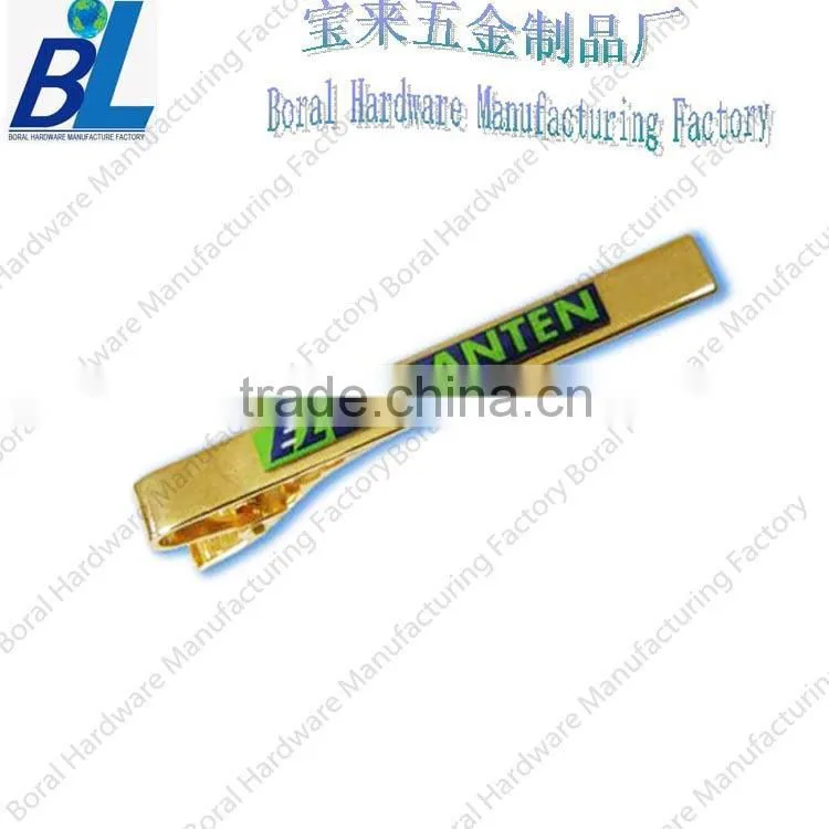 Pretty stamped tie clip parts for shirts