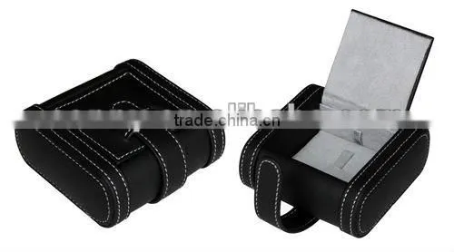 High gloss mahogany Wooden cufflink packaging box