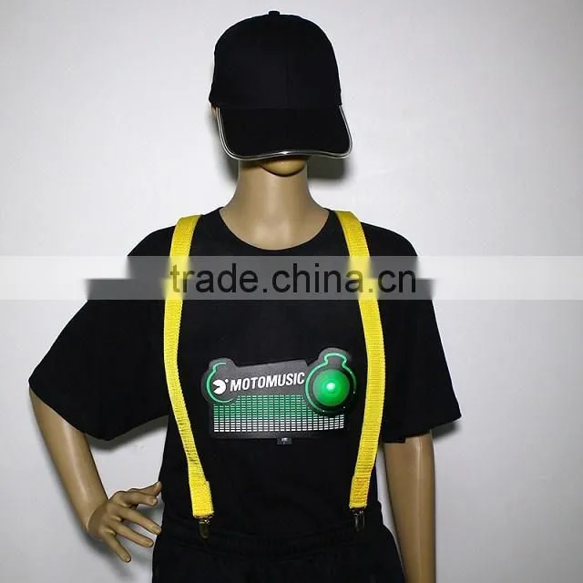 wholeasale custom suspenders flashing led party suspenders