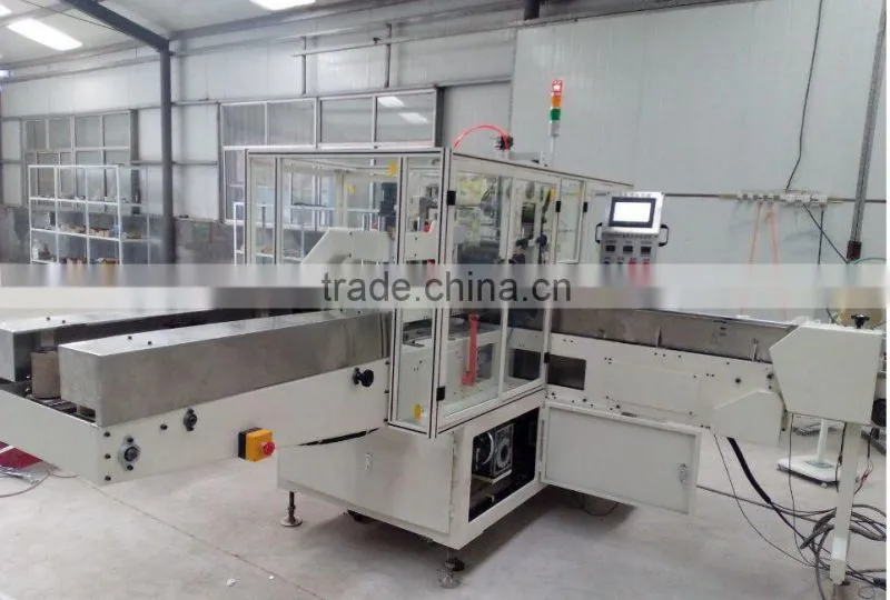 Napkin paper machine/cutting machine and packing machine