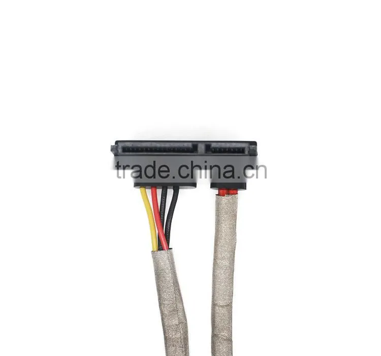 90 degree 7+15 pin HDD to 4 pin power cable to 7pin function of sata cable antistatic shielding