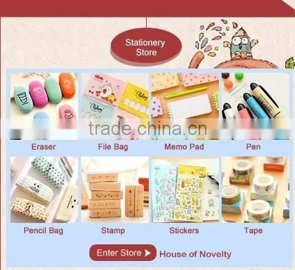 0.38mm Cute Expressions Snowman Gel Pen Ink Marker Pen School Office Supply Escolar Papelaria