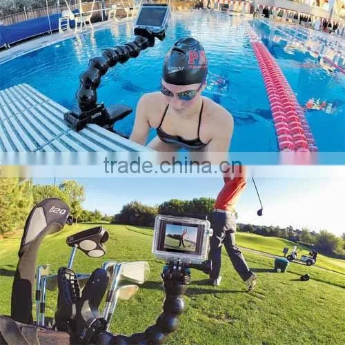 5 Joint Adjustable Neck for Jaws Flex Clamp Mount for GoPro Hero 4/3+/3