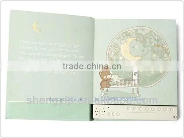 voice recording book ,talking book ,digital book for little children