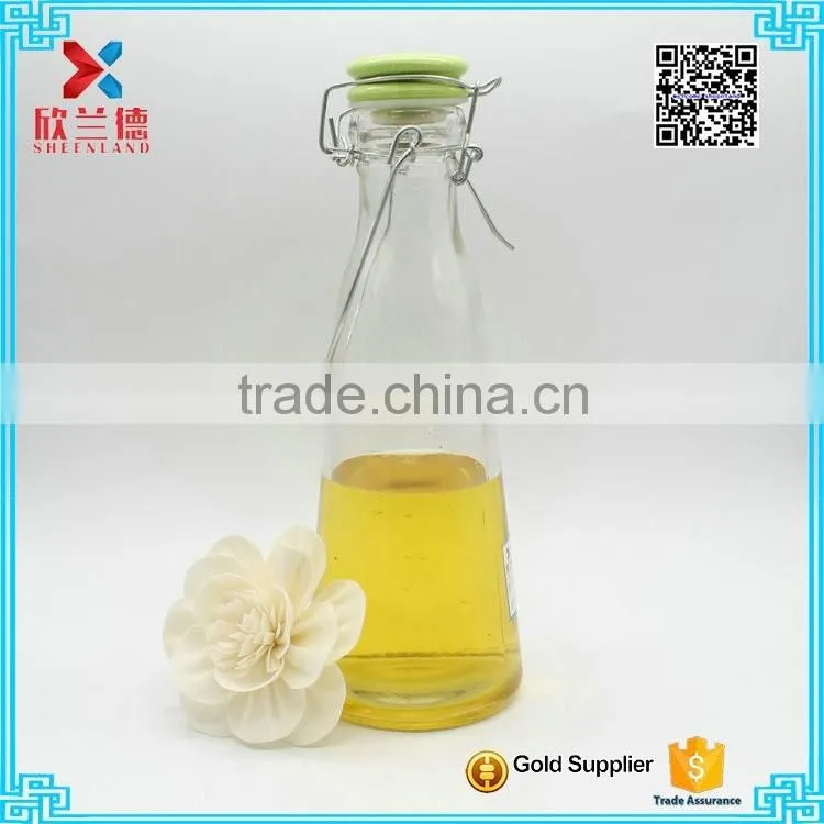 Wholesale 500ml Cone Shaped Glass Milk Bottle
