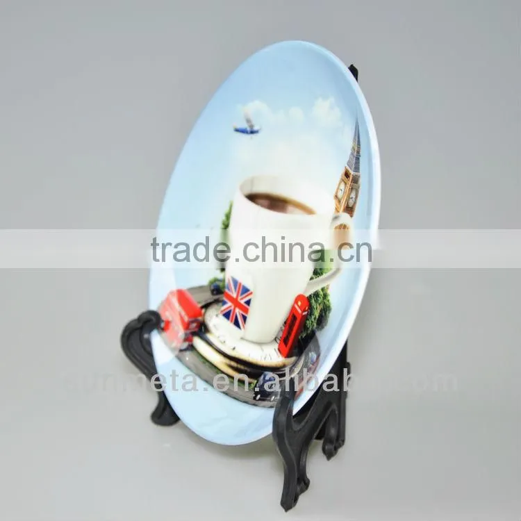 Sublimation Blank Ceramic Plate Wedding Gifts 6 Inch Plate