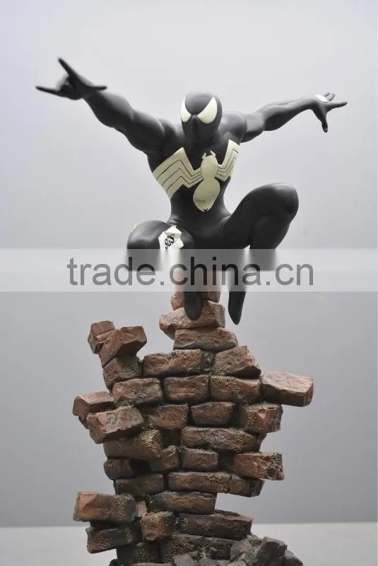 resin spider man figurine ,hot movie character decoration