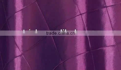 Luxury taffeta tablecloth,table linen, pintuck tablecloth