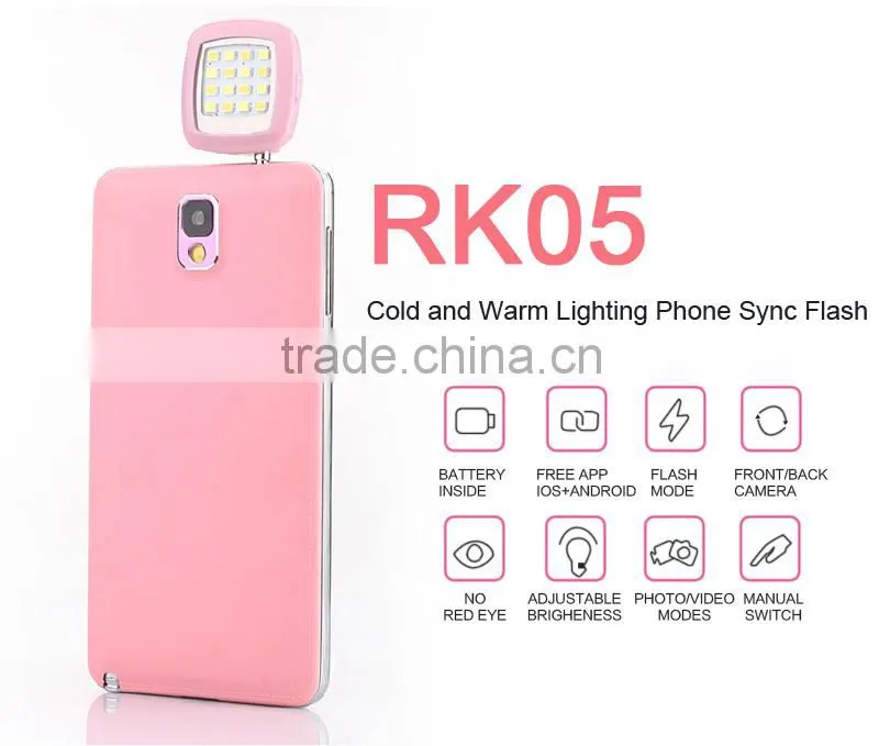 Essentialz LED Selfie Flash For Smartphone & Camera & for Ipad, for Iphone etc