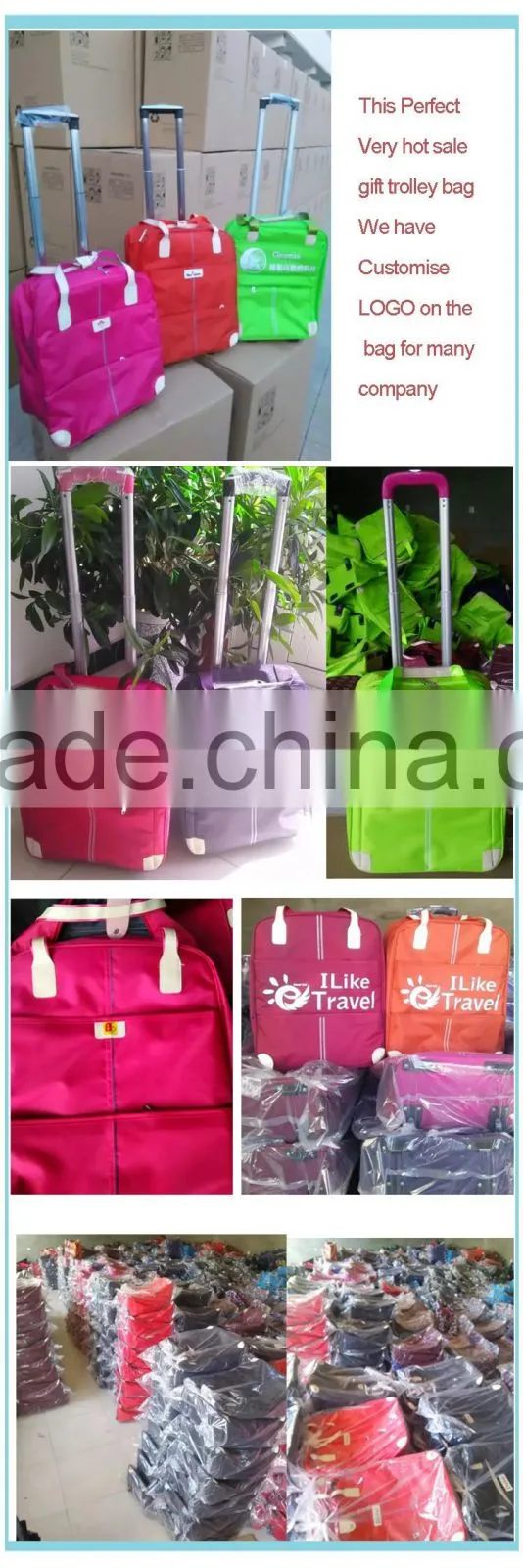 Hot Selling Promotion cheap creative custom-made travel gifts bag