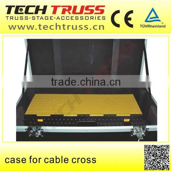 PU 2-channel floor popular promotion cable cross for entertainment show