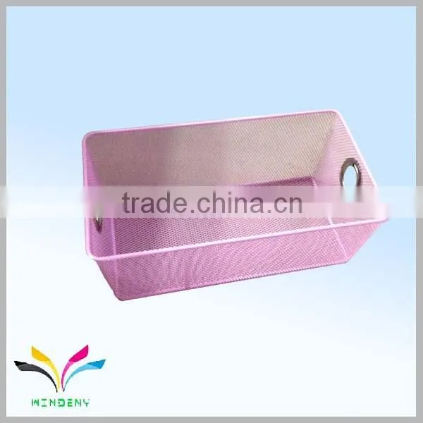 Metal counter basket mesh storage wire mesh waste bin