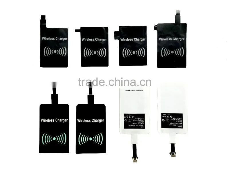 Wireless charger receiver for iphone 6 6s plus qi standard quick wireless phone charger receiver hot selling