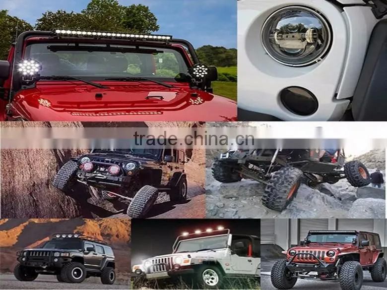 Wholesale 52"inch Straight single row CRE-E Led Light bar 150W Offroad car roof top led light Bar For Truck (5D Projector Lens)