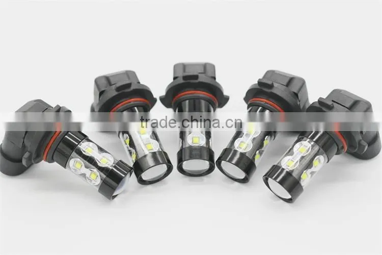 12-24V 50W White Yellow Blue Red Green 9005 9006 H7 H8 H9 H10 H11 auto turn reverse signal brake light