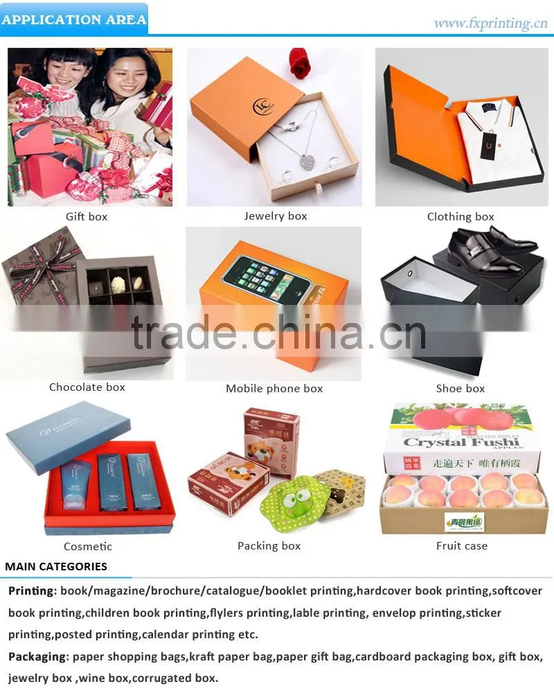 Cheap Custom Made Corrugated Paper Baby Shoe Box with Handle