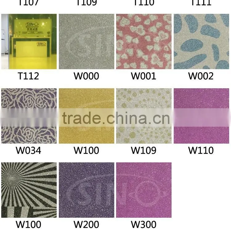 S031 Hard Carton 3-5 Years Colored Print Glass Vinyl Wrap Roll Paper